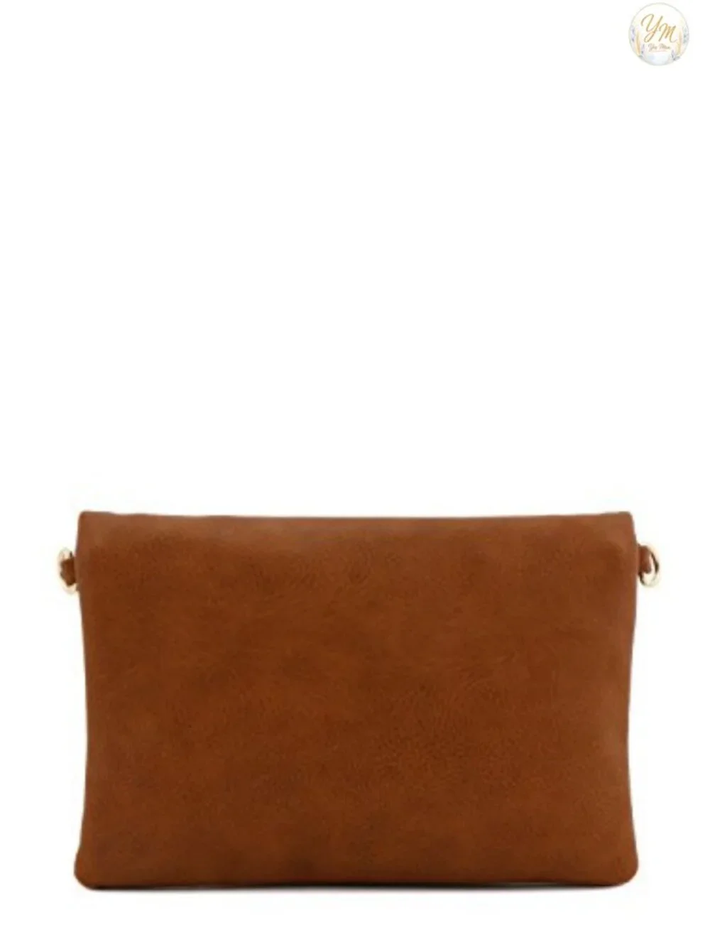 Envelope Wristlet Clutch Crossbody Bag with Chain Strap Faux Leather